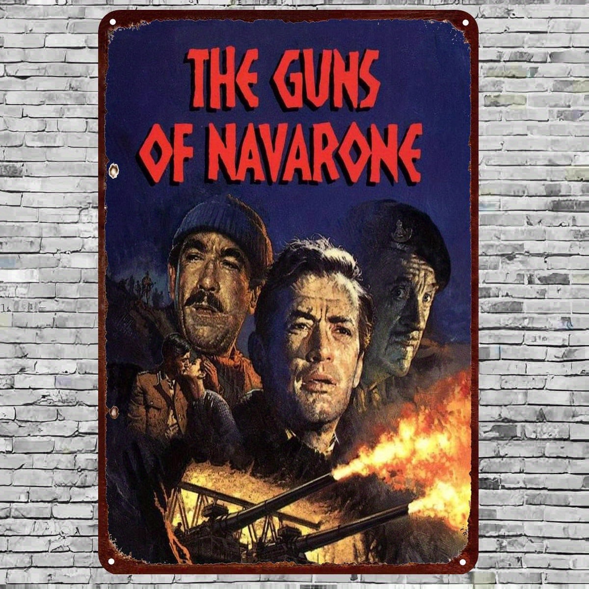 Vintage Collectible Posters - لافتة معدنية عتيقة من فيلم 
