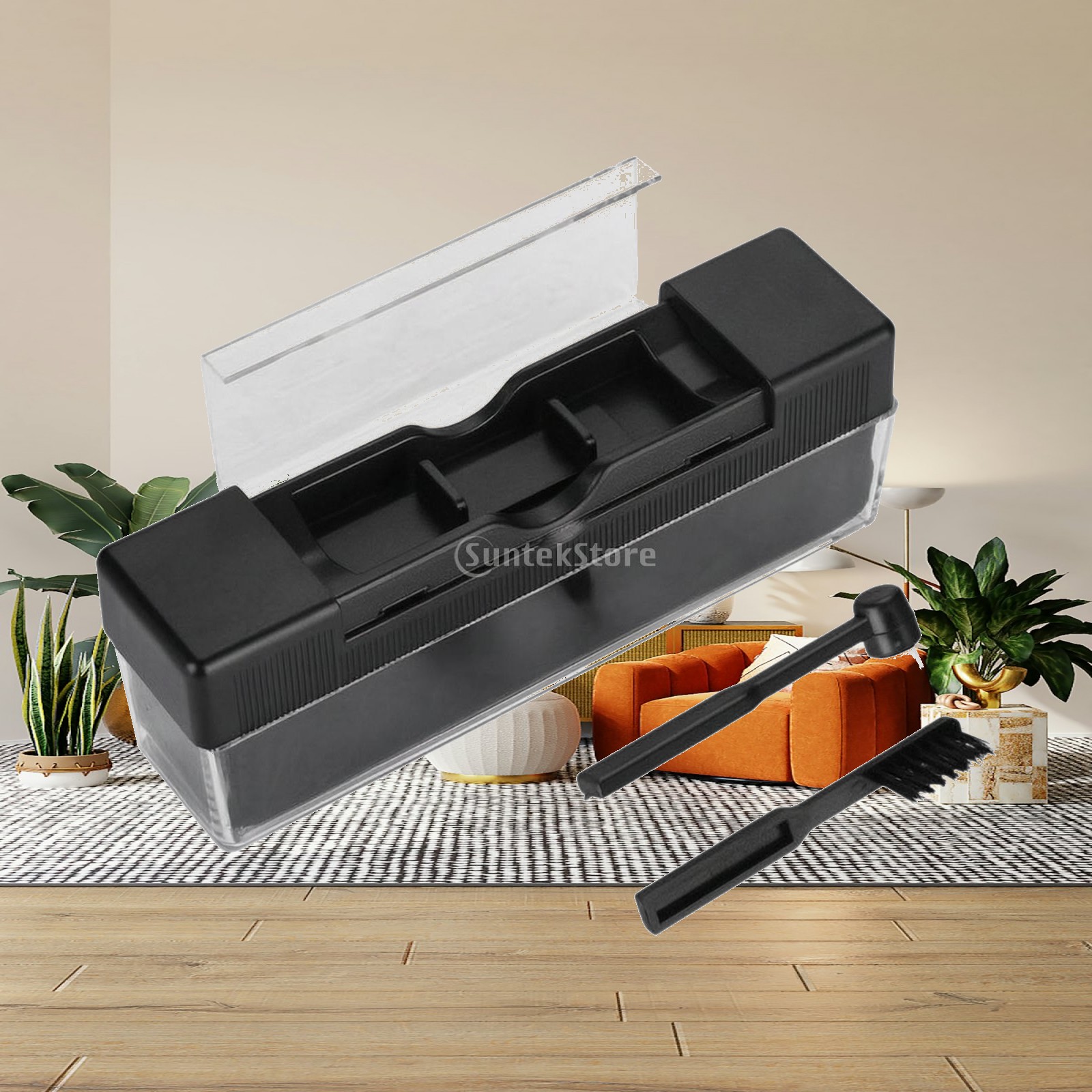 Vinyl Record Cleaner - مجموعة فرشاة تنظيف الأسطوانات البلاستيكية لتنظيف