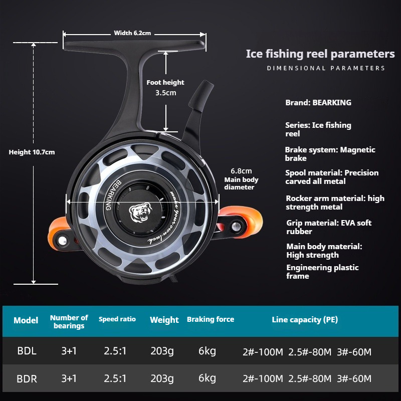بكرة صيد الجليد الشتوية، بكرة  - مراجعة Developing Tank Reel وسعره