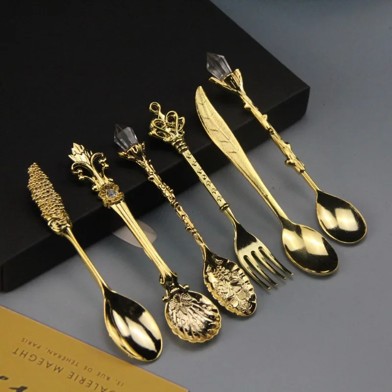 أدوات مائدة للقصر الأوروبي ، ش - مراجعة Vintage Collectible Spoons وسعره