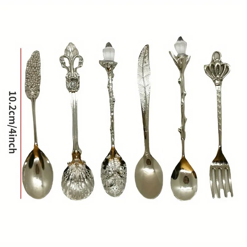 أدوات مائدة للقصر الأوروبي ، ش - مراجعة Vintage Collectible Spoons وسعره