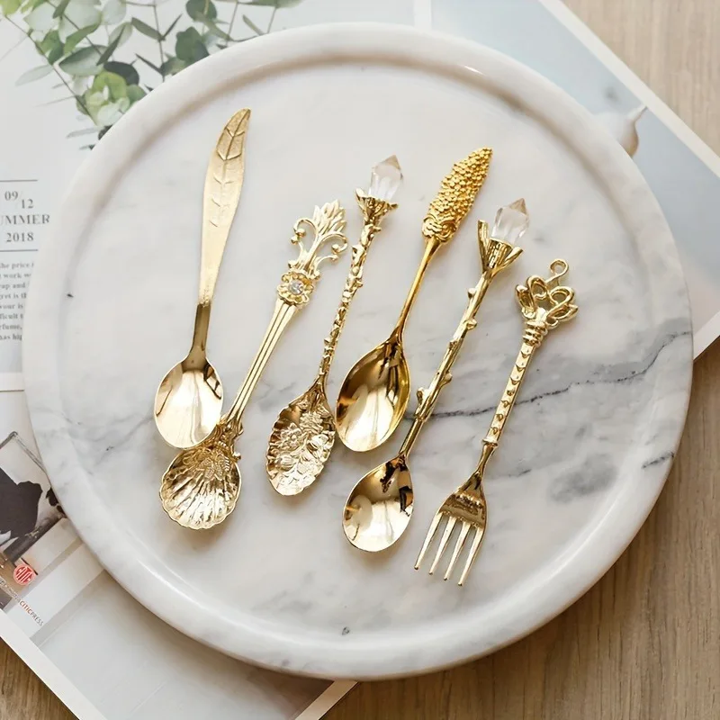 أدوات مائدة للقصر الأوروبي ، ش - مراجعة Vintage Collectible Spoons وسعره